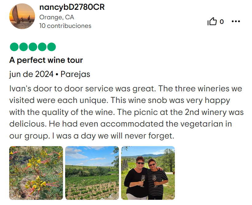 penedes wine tour review